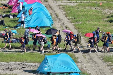 South Korea evacuates thousands of Scouts from coastal campsite as tropical storm nears